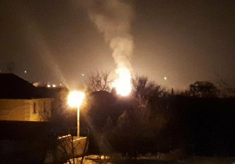 В Луганске потушили пожар, который возник после взрыва на газораспределительном узле