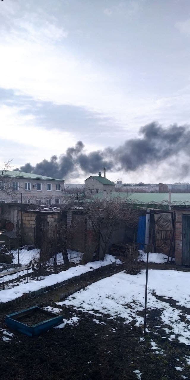 В Луганске горит склад горюче-смазочных материалов, - ФОТО, фото-3
