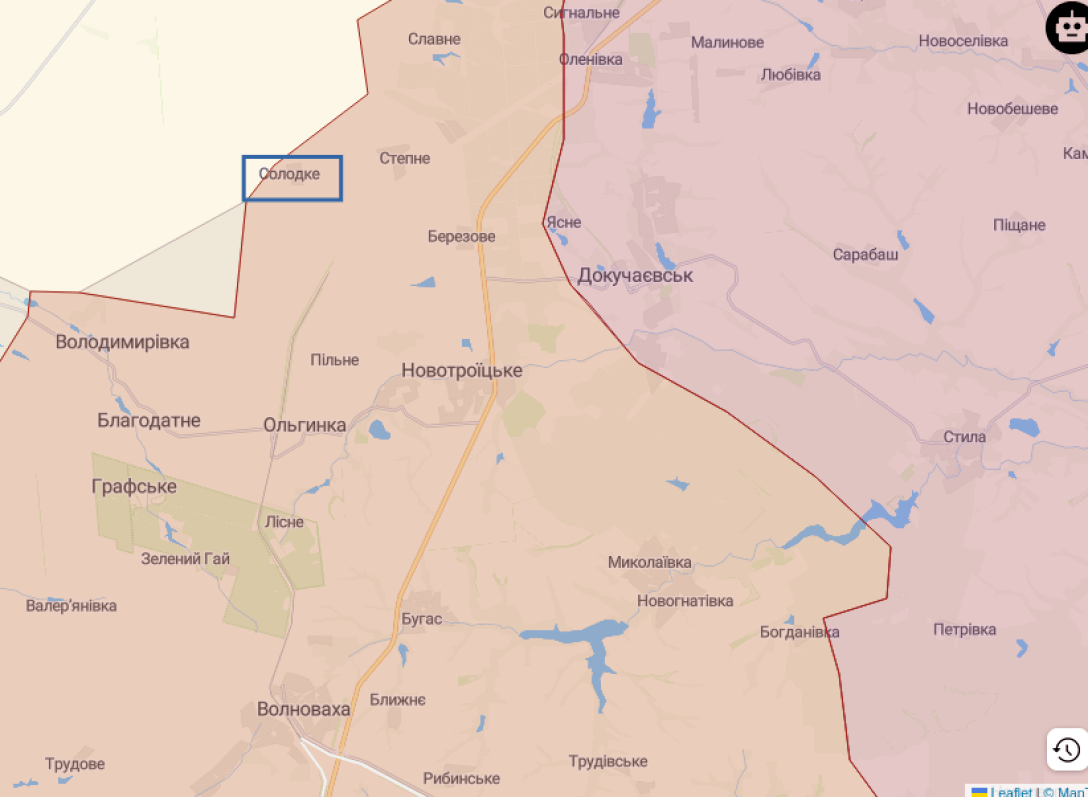 ЗСУ звільнили селище біля окупованої Волновахи на Донеччині